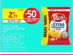 Intermarché Hyper VICO Chips l'extra craquante nature offre