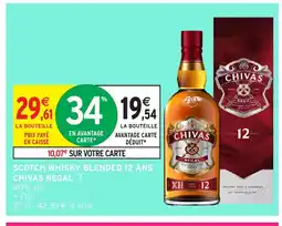 Intermarché Hyper CHIVAS REGAL Scotch whisky blended 12 ans offre
