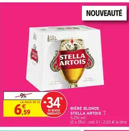 Intermarché Hyper STELLA ARTOIS Bière blonde offre