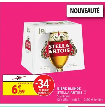 Intermarché Hyper STELLA ARTOIS Bière blonde offre