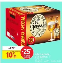 Intermarché Hyper LA GOUDALE Bière blonde offre
