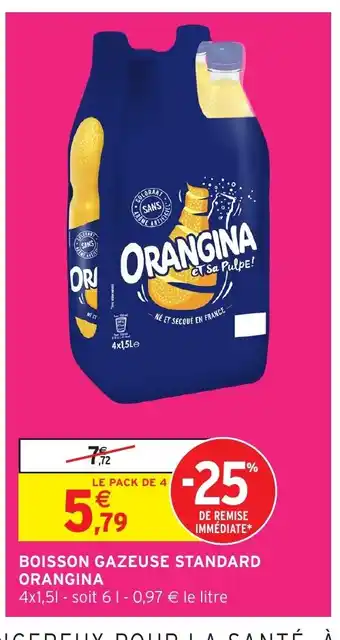 Intermarché Hyper ORANGINA Boisson gazeuse standard offre