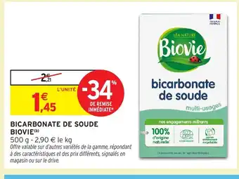 Intermarché Hyper BIOVIE Bicarbonate de soude offre