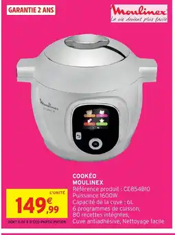 Intermarché Hyper MOULINEX Cookéo offre