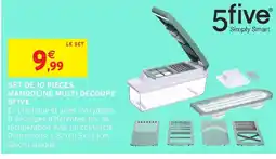 Intermarché Hyper Set de 10 pièces mandoline multi découpe offre
