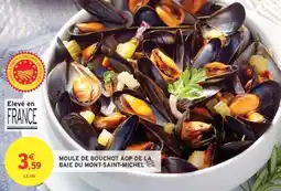 Intermarché MOULE DE BOUCHOT AOP DE LA BAIE DU MONT-SAINT-MICHEL offre