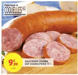 Intermarché Saucisson Courbe CGF Charcuterie offre