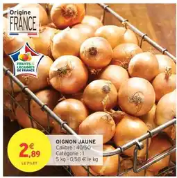 Intermarché OIGNON JAUNE offre