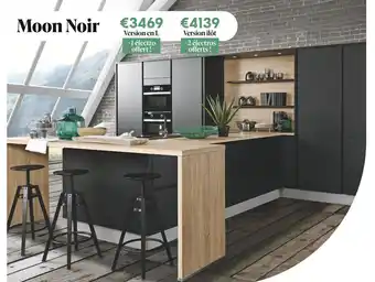 Meubles Crack Moon Noir offre