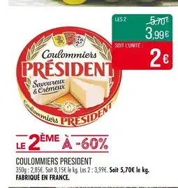 Match PRESIDENT Coulommiers offre