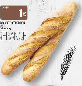 Match Baguette dégustation offre