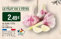 Match Ail blanc 3 têtes offre