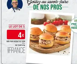 Match Mini pain bagnat au thon offre