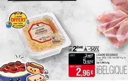 Match Lasagne bolognaise offre
