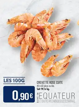 Match Crevette rose cuite offre