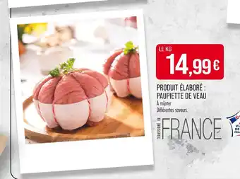 Match Produit élaboré : paupiette de veau offre