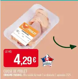Match Cuisse de poulet offre