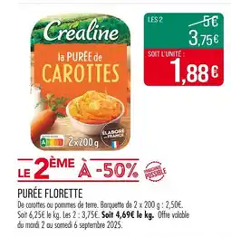 Match FLORETTE Purée offre
