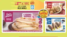 Match Deli's World Le 2ème à -50% sur la gamme Deli's World offre