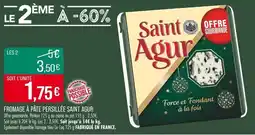 Match SAINT AGUR Fromage à pâte persillée offre
