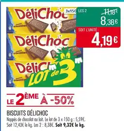 Match DÉLICHOC Biscuits offre