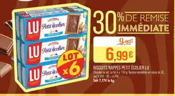 Match LU Biscuits nappés Petit Écolier offre