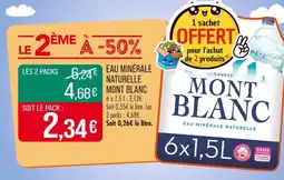 Match MONT BLANC Eau minérale naturelle offre