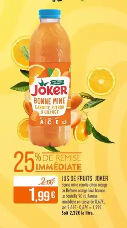 Match JOKER Jus de fruits offre