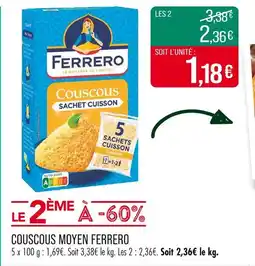 Match Ferrero Couscous moyen offre