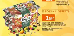 Match Panier de Yoplait Yaourts aux bons morceaux de fruits panachés offre