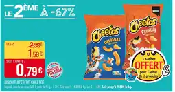 Match CHEETOS Biscuit apéritif offre