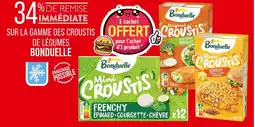 Match BONDUELLE 34% de remise immédiate sur la gamme des croustis de légumes bonduelle offre