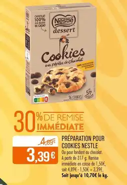 Match NESTLE Préparation pour cookies offre