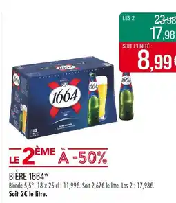 Match 1664 Bière blonde offre