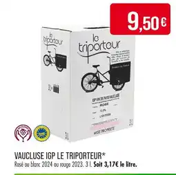 Match Le Triporteur Vaucluse IGP offre