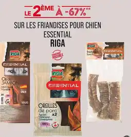 Match Riga Le 2ème à -67% sur les friandises pour chien essential RIGA offre