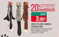 Match Riga Jouets peluche animaux sauvages offre