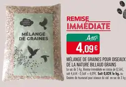 Match BILLAUD GRAINS Mélange de graines pour oiseaux de la nature offre