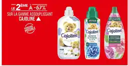 Match CAJOLINE Le 2ème à -67% sur la gamme assouplissant cajoline offre