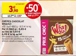 Intermarché WHAOU! Crêpes chocolat offre
