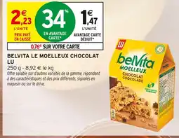 Intermarché LU Le Moelleux Chocolat offre