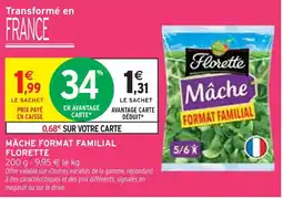 Intermarché FLORETTE Mâche format familial offre