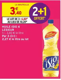 Intermarché Lesieur Huile Isio 4 offre