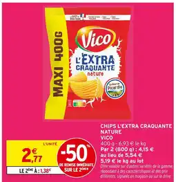 Intermarché VICO Chips l'extra craquante nature offre