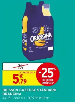 Intermarché Orangina Boisson gazeuse standard offre