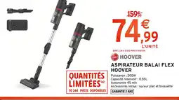 Intermarché HOOVER Aspirateur balai flex offre