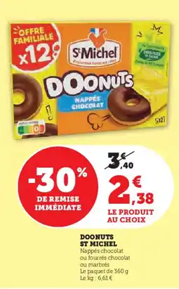 Super U Doonuts st michel offre