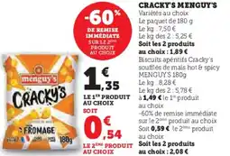 Super U Cracky's menguy's offre