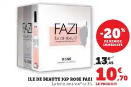 Super U Ile de beaute igp rose fazi offre