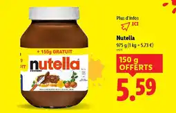 Lidl NUTELLA offre